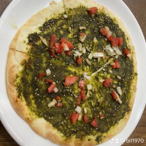 pie zaatar & TOMATO &UNION